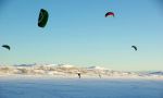 Skikurs mit Kometen im Lappland